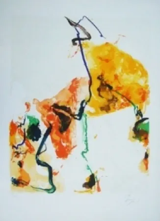 Litografía En Jong - Monde imaginaiire II