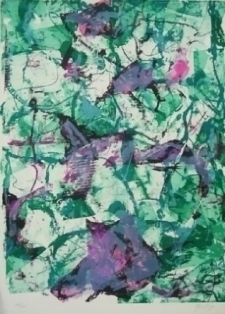 Litografía En Jong - Monde imaginaire III