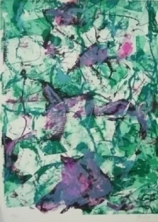 Litografía En Jong - Monde imaginaire III