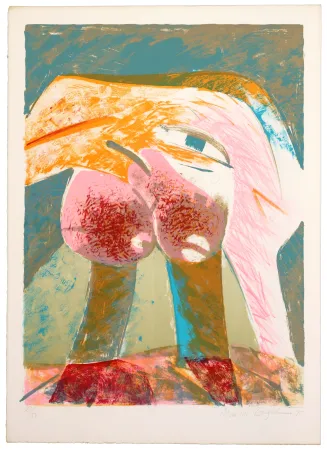 Litografía Engelmann - Les deux boutons