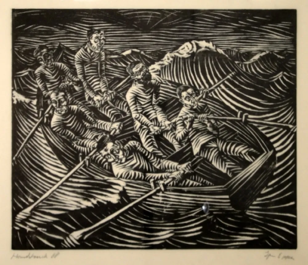 Grabado En Madera Epper - Rettungsboot I