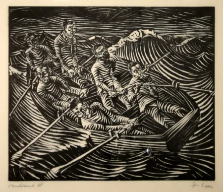 Grabado En Madera Epper - Rettungsboot I