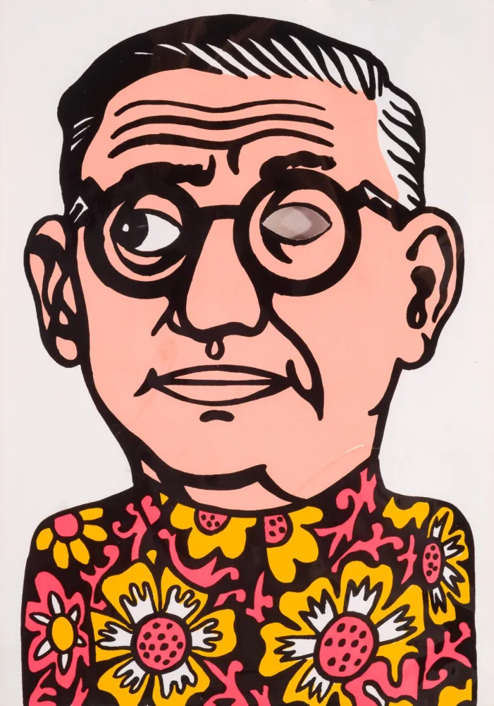 Serigrafía Equipo Cronica - El mito de Sartre