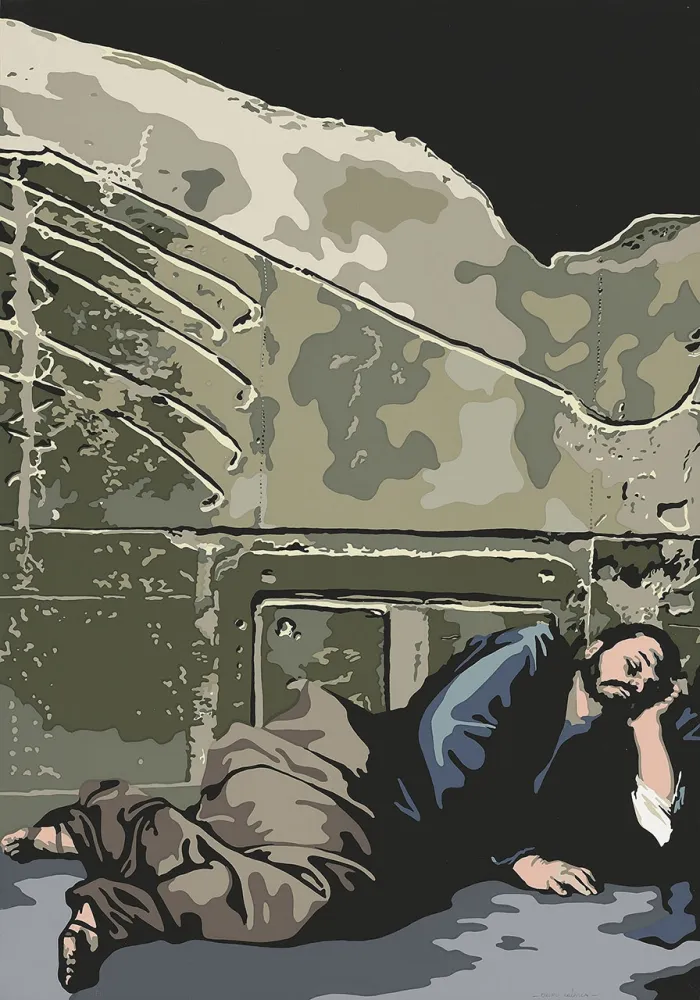 Serigrafía Equipo Cronica - El sueño de Jacob, from Compositions Serie