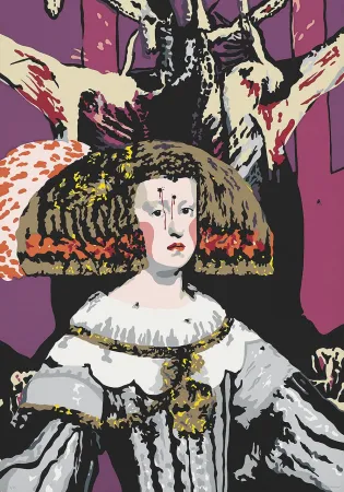 Serigrafía Equipo Cronica - Mariana y las moscas, from Compositions Series