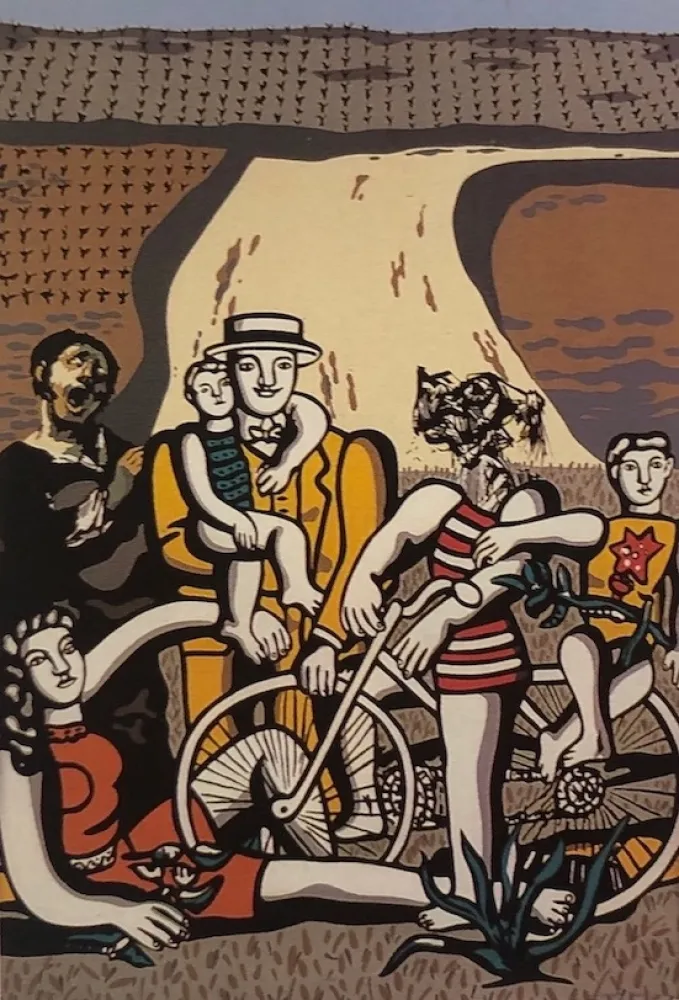 Serigrafía Equipo Cronica - Un día en el campo (carpeta Conmpositions)