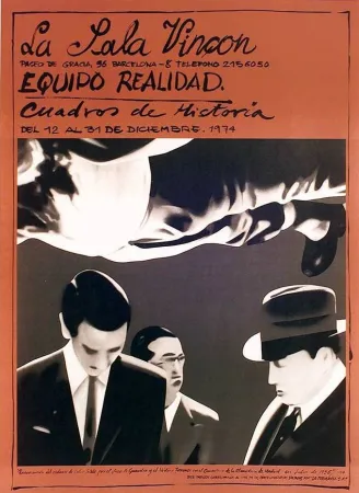 Cartel Equipo Realidad - Sala Vinçon - 1973