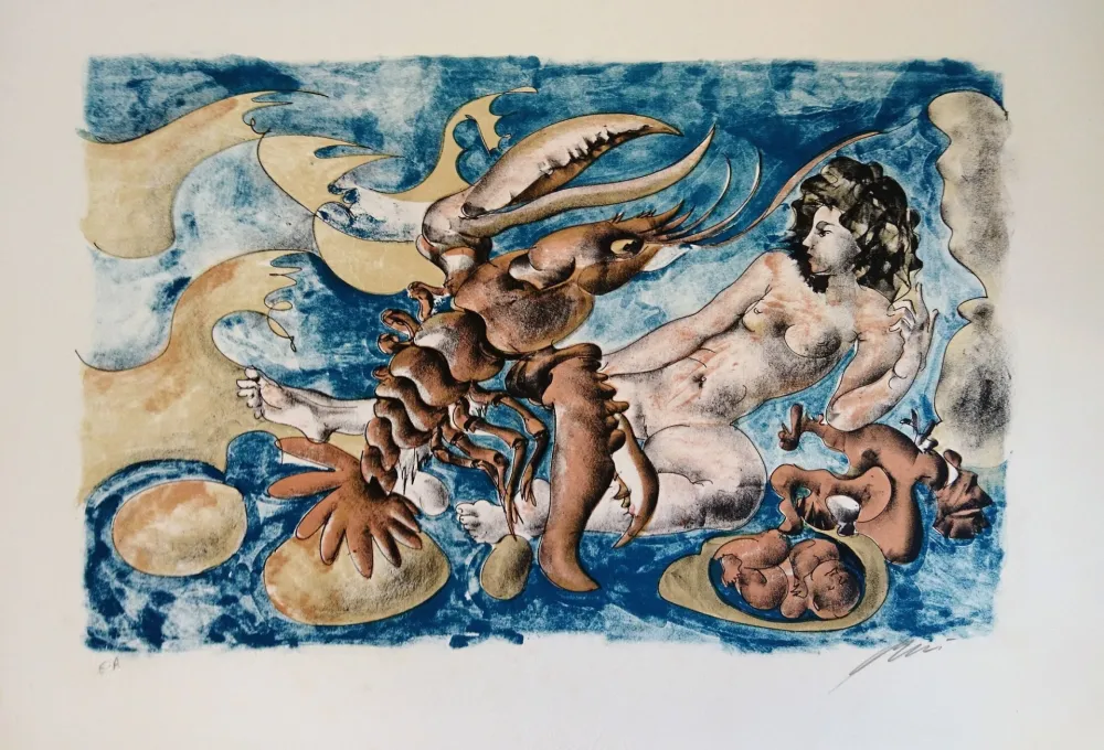 Litografía Erni - Cancer