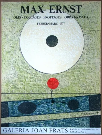 Litografía Ernst - Galeria Joan Prats