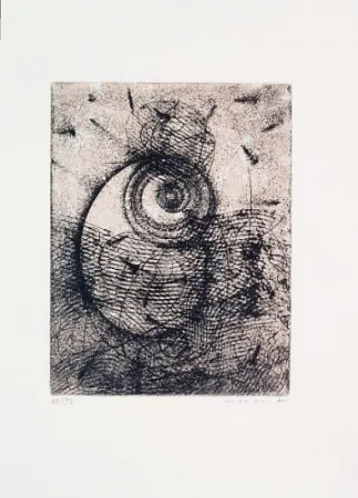 Aguafuerte Y Aguatinta Ernst - Hommage à Rimbaud 