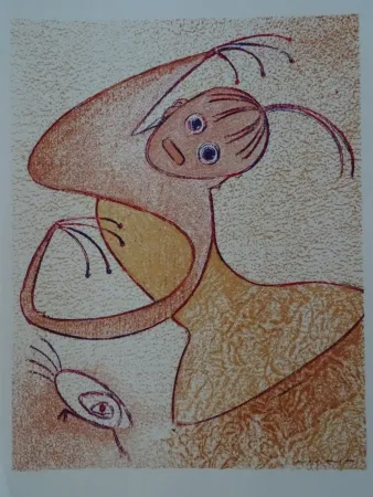 Litografía Ernst - Hommage a San Lazarro