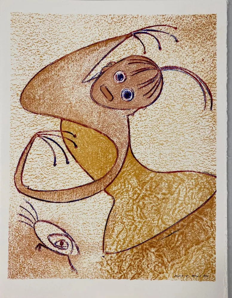 Litografía Ernst - Hommage à San Lazzaro