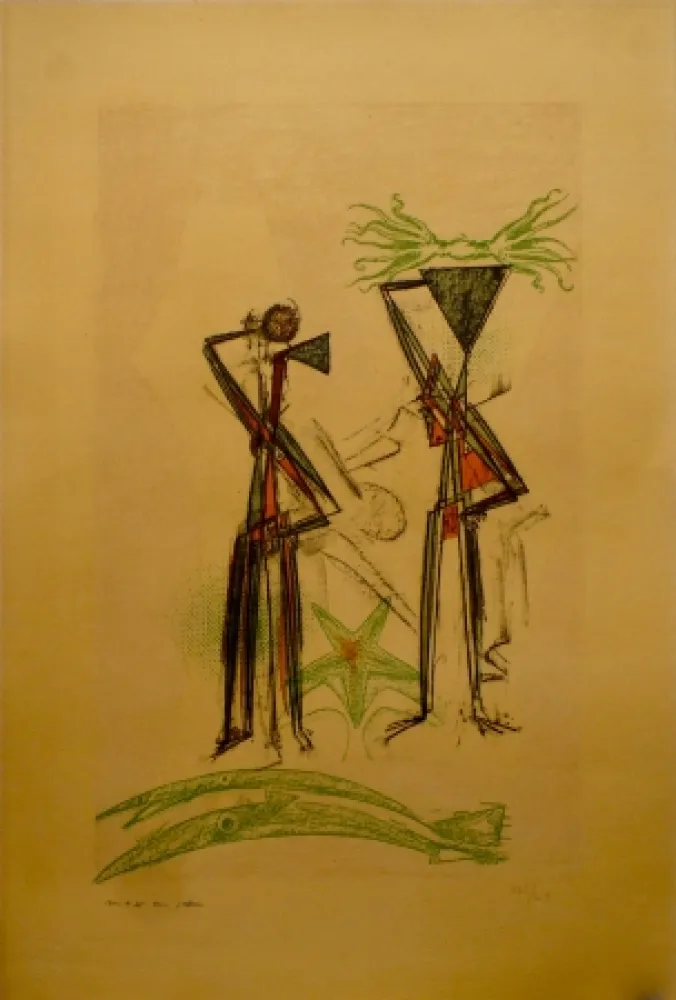 Litografía Ernst - L' Etoile de Mer