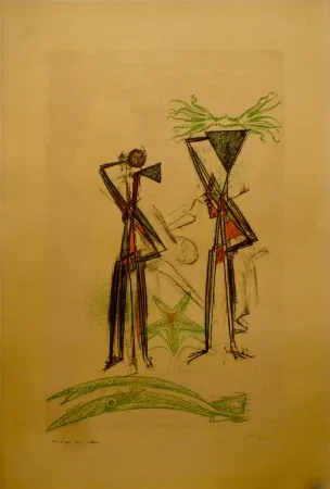 Litografía Ernst - L' Etoile de Mer