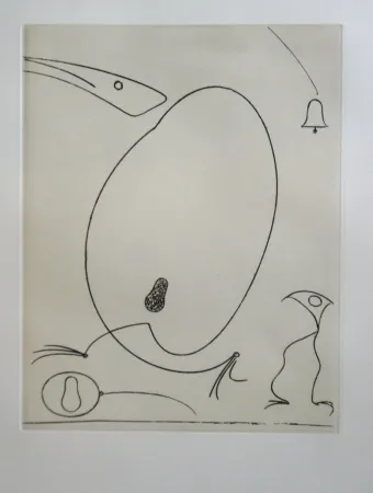 Aguafuerte Y Aguatinta Ernst - La cloche