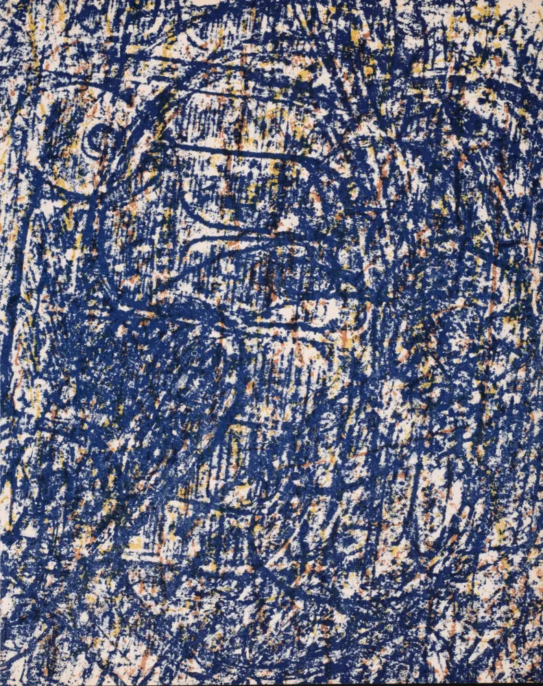Litografía Ernst - ​​​​​​​La forêt bleue, 1962