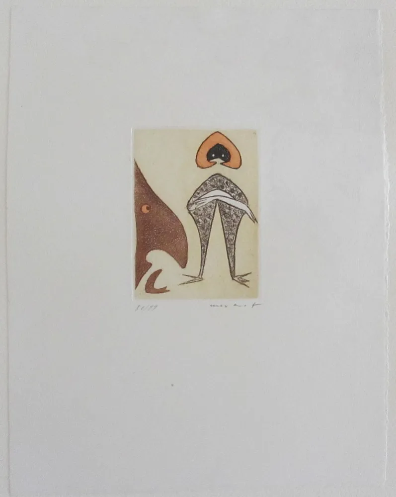 Aguafuerte Y Aguatinta Ernst - Le Chapeau Rouge