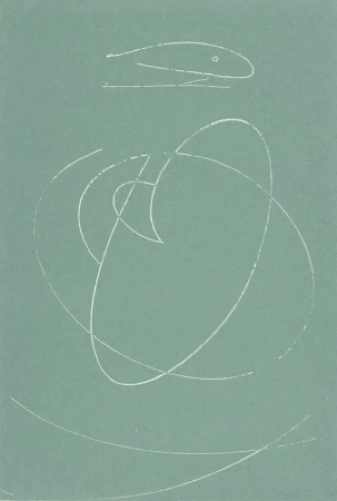 Grabado Ernst - Le Musée de l*Homme suivi de la peche au soleil levant