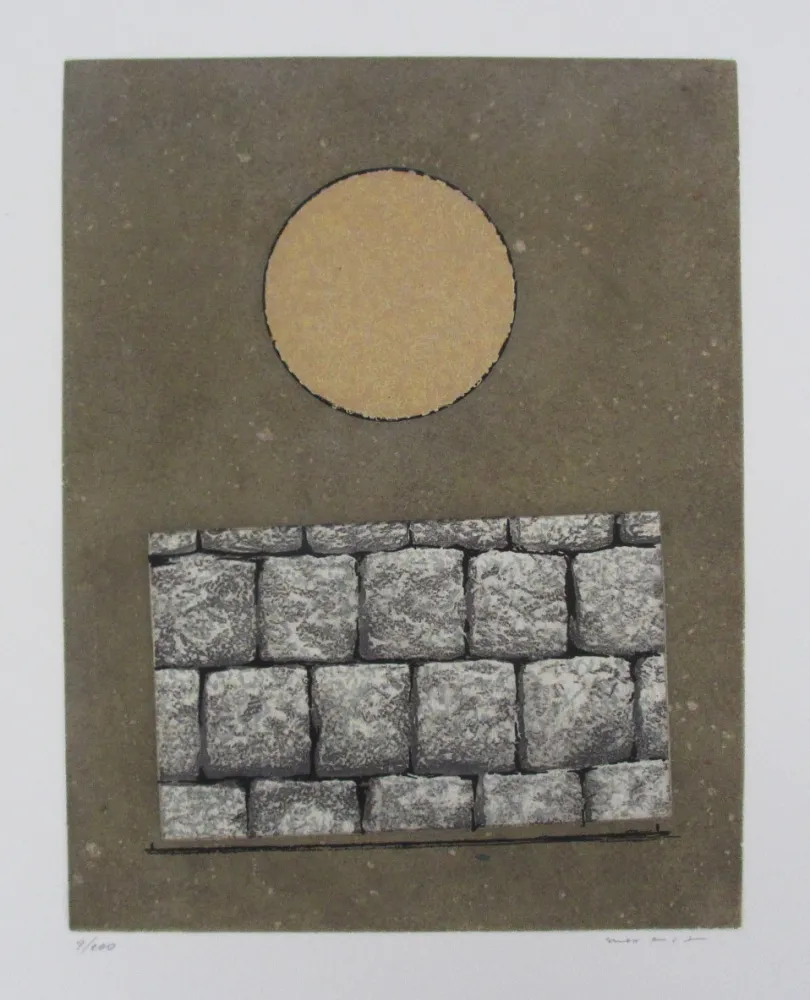 Aguafuerte Y Aguatinta Ernst - Le plus beau mur de mon royaume