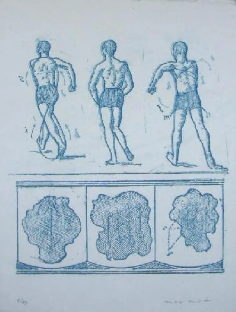 Litografía Ernst - Lewis Carroll's Wunderhorn 13