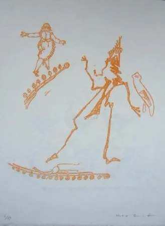 Litografía Ernst - Lewis Carroll's Wunderland 15