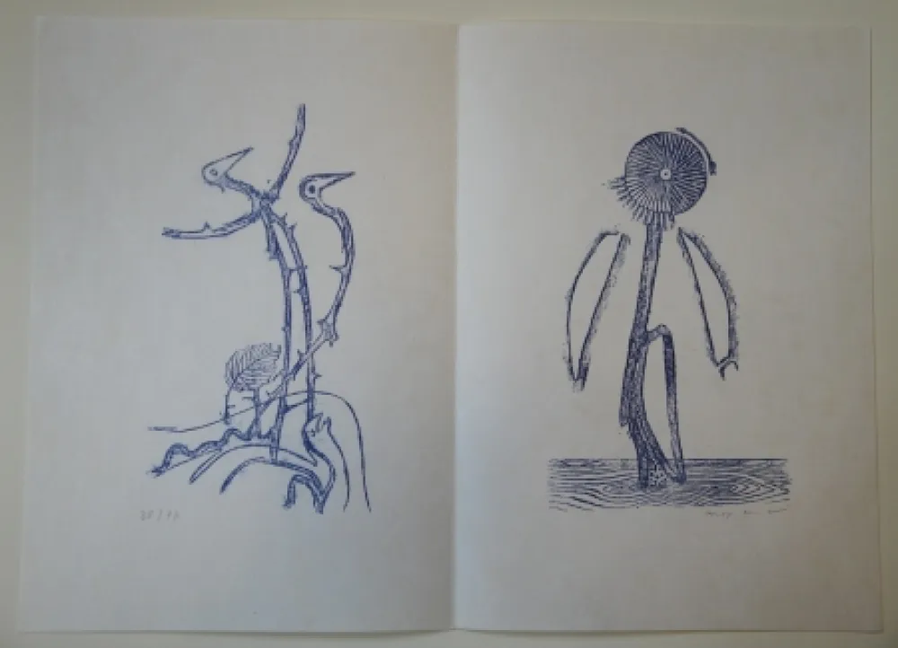 Libro Ilustrado Ernst - Max Ernst - Jean Tardieu. 24 Frottagen