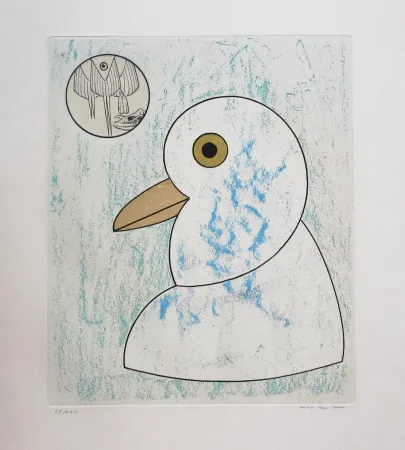 Aguafuerte Y Aguatinta Ernst - Nous sommes la somme de nos envergures