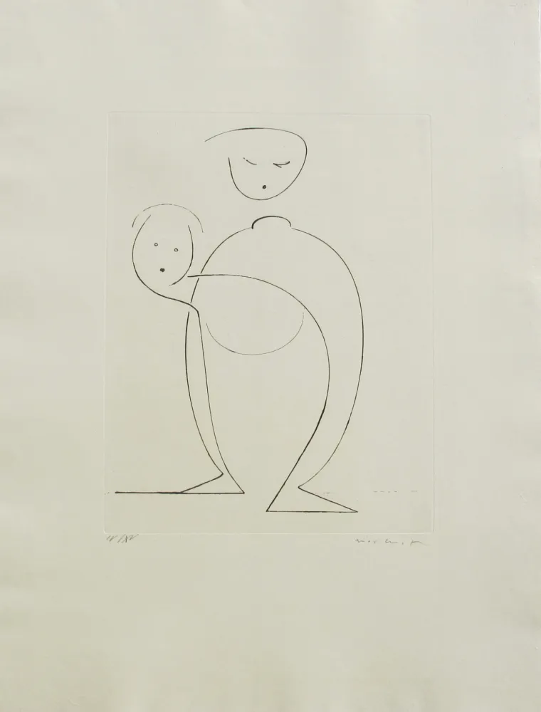 Aguafuerte Ernst - Sans titre