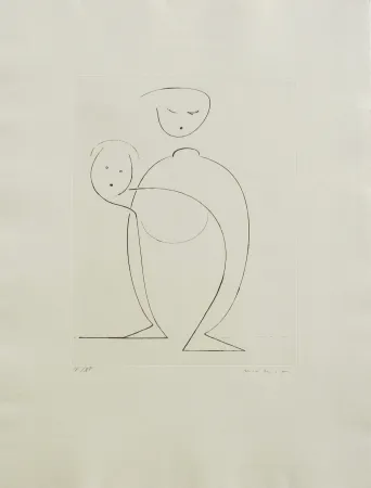 Aguafuerte Ernst - Sans titre