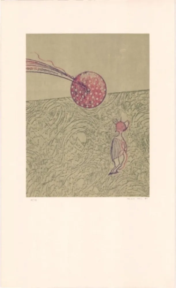 Litografía Ernst - Sans titre