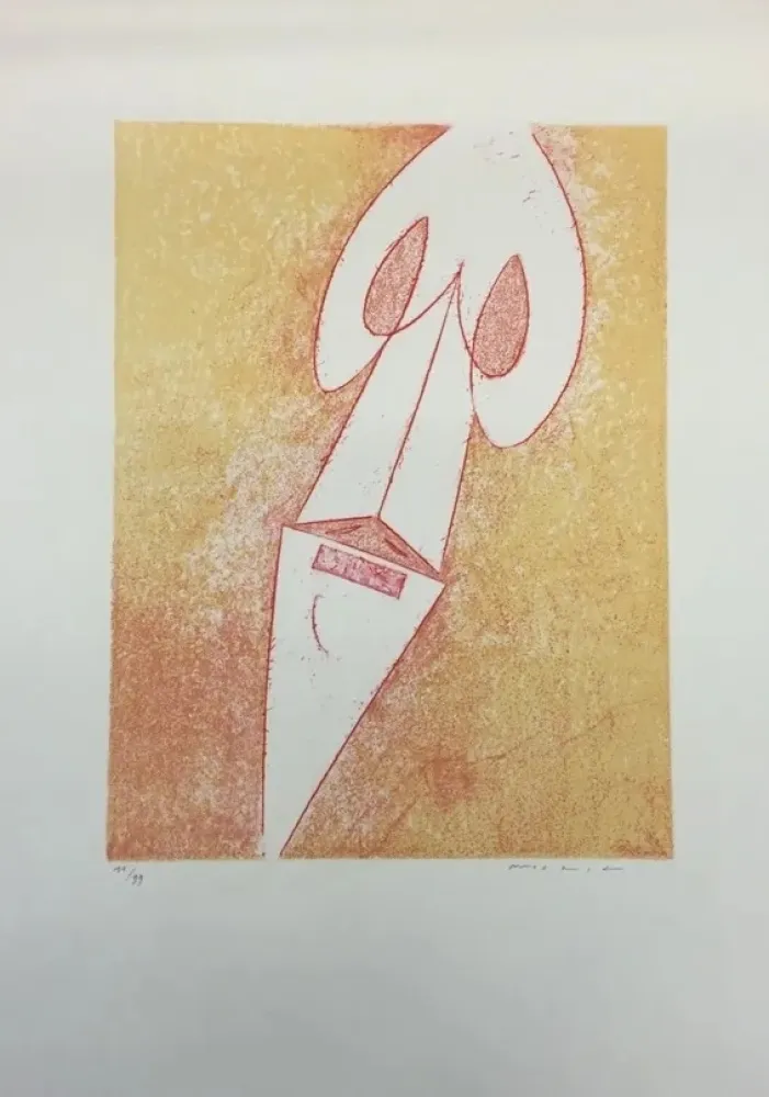 Litografía Ernst - Sin titulo