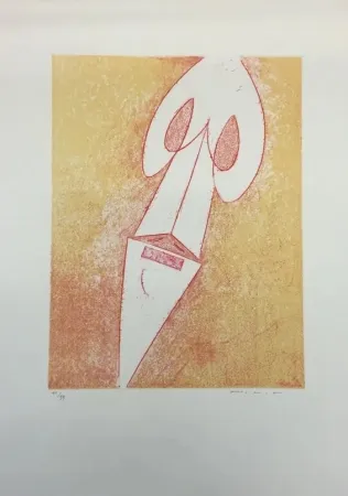 Litografía Ernst - Sin titulo