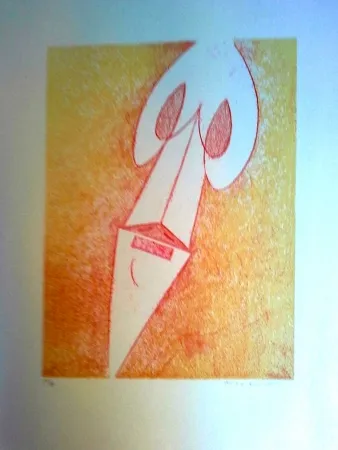 Litografía Ernst - Sin Titulo