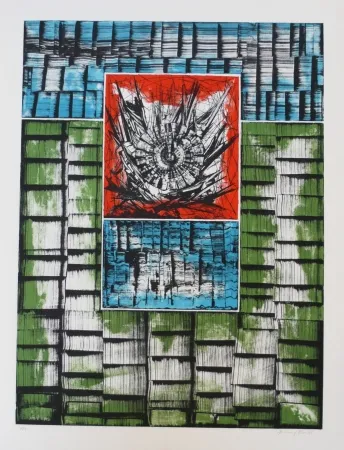 Litografía Ernst - Terra Incognita 1