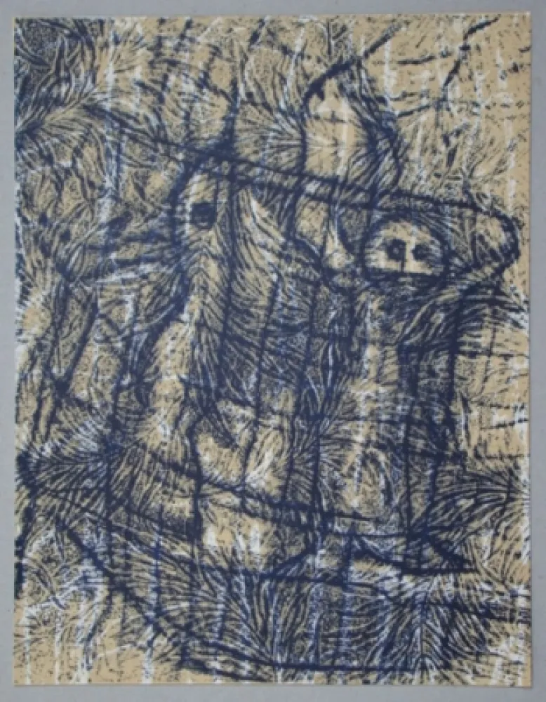 Litografía Ernst - Un chant d'amour