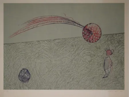 Litografía Ernst - Untitled