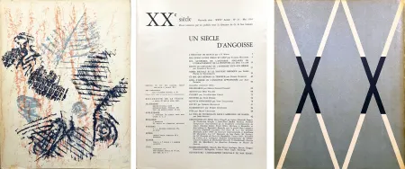 Libro Ilustrado Ernst - XXe Siècle. Nouvelle série. XXVIe Année. N° 23. Mai 1964. UN SIÈCLE D'ANGOISSE
