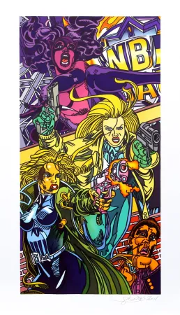 Litografía Erro - Catman