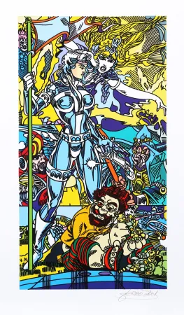 Litografía Erro - Forgotten Future