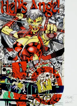 Estampa Numérica Erro - Hell's Angel