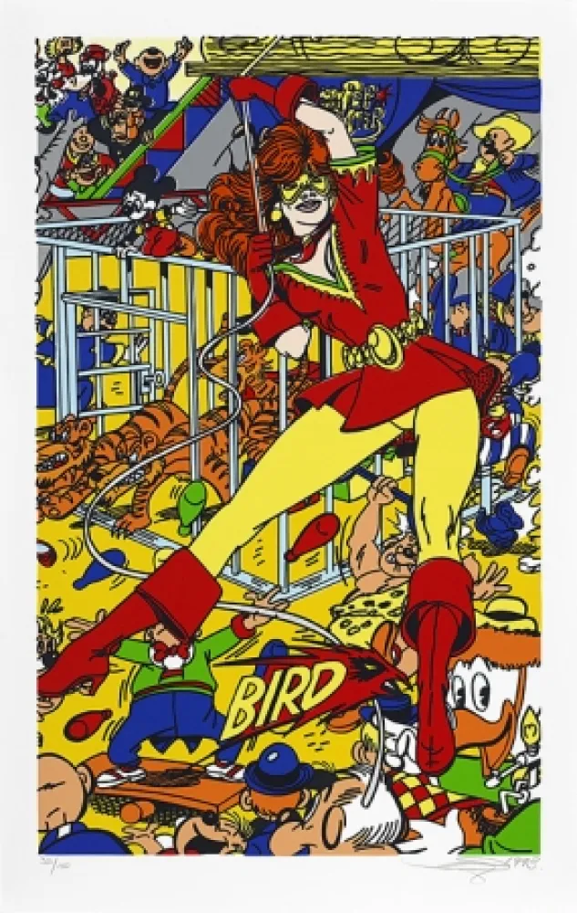 Serigrafía Erro - La femme fatale III