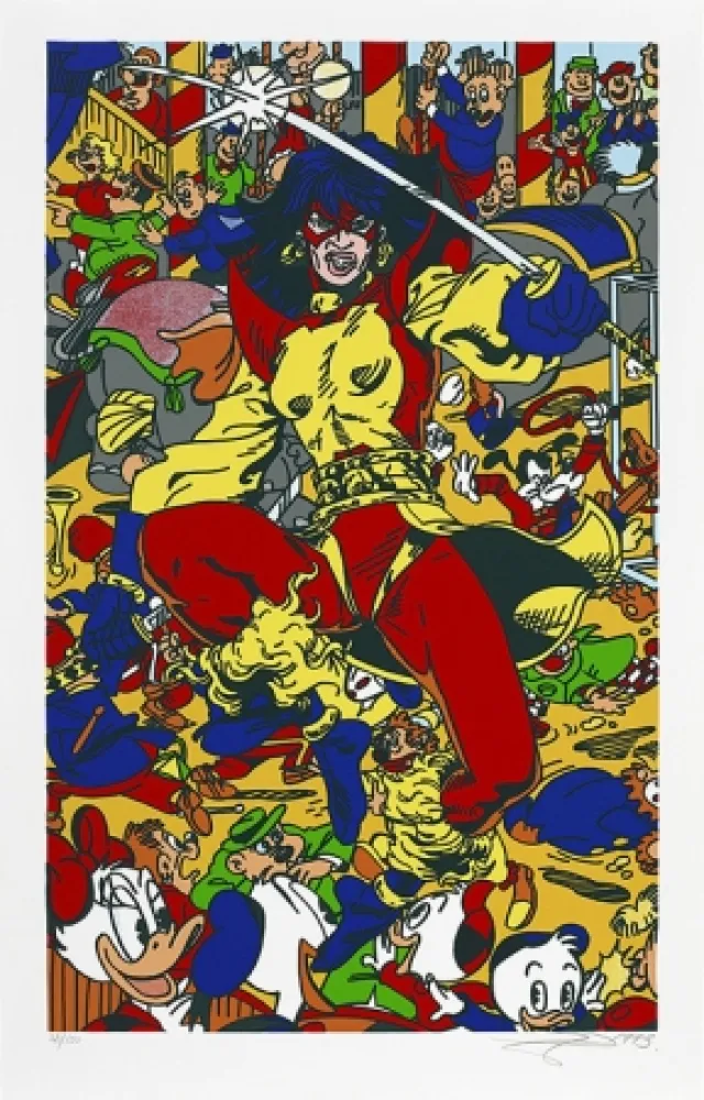 Serigrafía Erro - La femme fatale V