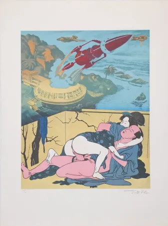 Litografía Erro - Made in Japan