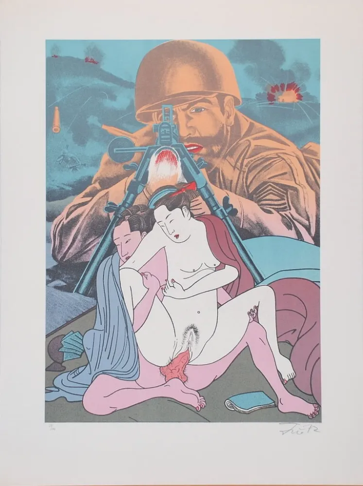 Litografía Erro - Made in Japan