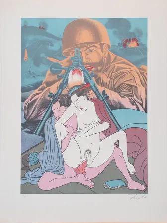 Litografía Erro - Made in Japan