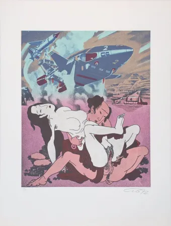 Litografía Erro - Made in Japan