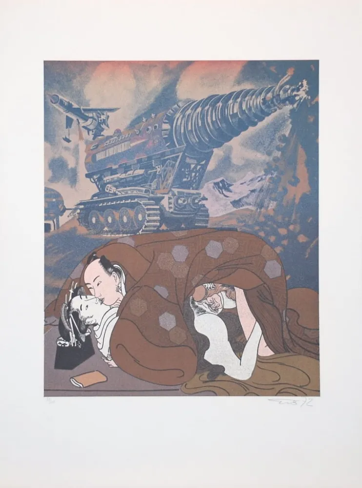 Litografía Erro - Made in Japan