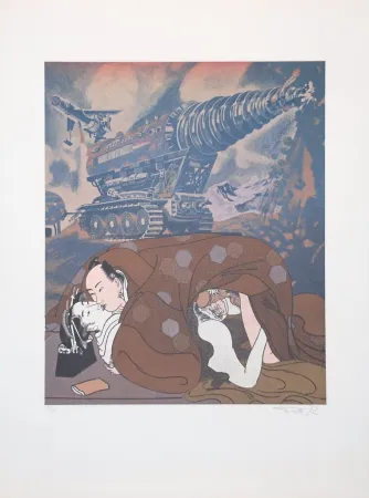 Litografía Erro - Made in Japan