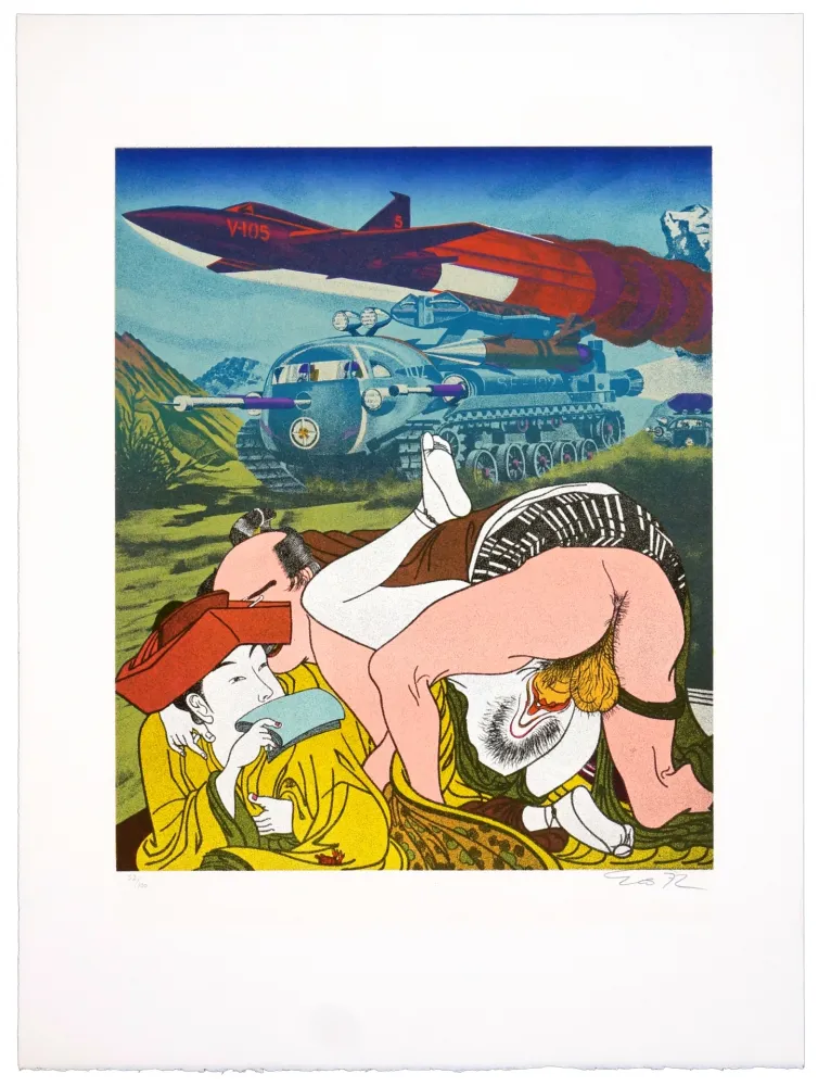 Litografía Erro - Made in Japan