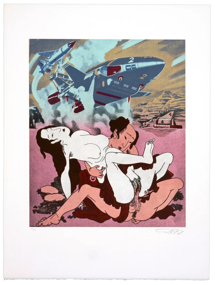 Litografía Erro - Made in Japan